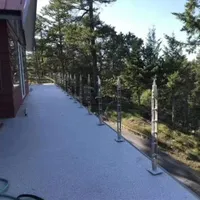 Balcony Stairs Terrace Handrail Stainless Steel Glass Rail Glass Fitting