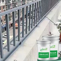 Steel structure guardrail climbing frame rust-proof water based industrial paint environmental clean