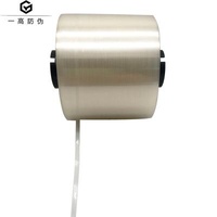 Cheap stock transparent pet packaging / safety bopp wire with glue