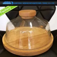 15cm Diameter Handmade Glass Cake Cheese Pastry Dome Cover