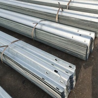 Roadway Safety Q235 Q345 Flex Beam Galvanized Steel Highway Guardrail