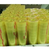 China Manufacturer Offer clear Yellowish 48 mm 150 Meters Bopp Self Adhesive Tapes