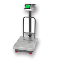 Constant-4009F 300KG Stainless Steel Scale Waterproof Fishing Scale with Removable Handrail LCD Large Screen Display