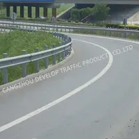 China W Beam Highway Curved Bending Guardrail Used Road Safety for Sale