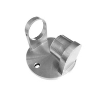 304 Stainless Steel Handrails Wall Clamp Base Plate Railing Fencing Accessories Handrail Floor Clamp 3100.33.012