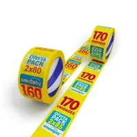 Custom BOPP Packing Tape Branded Strong Adhesive Printed Tape Roll Printed Adhesive Tape