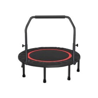 Indoor fitness handrail trampoline