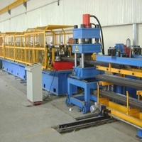 High Speed Steel Roller Forming Machine , Highway Guardrail Roller Forming Machine
