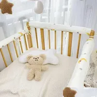 Bed Rails 2Pcs Infrant Crib Protection Wrap Edge Baby Antibite Solid Color Fence Guardrail Born Rail Cover Care Safety 240103 Drop D Dhuwi