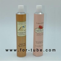 Aluminum Collapsible Tubes Cosmetic Packaging Flexible Aluminum Tube Hand Cream Tube 25mm Diameter Opening Membrane