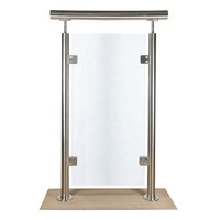 304/316 Handrail Handrails Stair Frameless Glass Balustrade Modern High Quality Glass Balustrade For Balcony