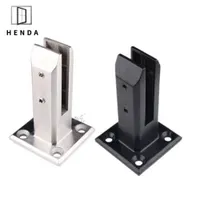 Building Material Single Tempered 12mm Glass Railing Aluminium Steel Handrail
