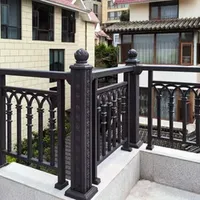 Vealla Customized Foshan Balustrade Aluminum Fencing Courtyard Guardrail with ISO9001