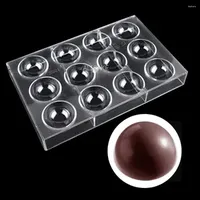 Baking Tools Hemisphere Polycarbonate Chocolate Mold 1.97inch 5cm Sphere Candy Bonbons Bomb Confectionery Bakery Pastry Mould