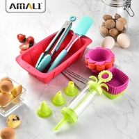 Viable 27PCS Silicone Kitchen Accessories Baking Tool Kit Silicone Food Tongs Icying Pastry Decorating Pen