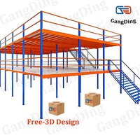 Steel Mezzanine Multi-Tier Shelving System Mezzanine Floor Storage Rack Stacking Racks & Shelves mezzanine racking system
