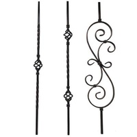 wrought iron stair flower, customizable iron staircase handrails, indoor stair handrail