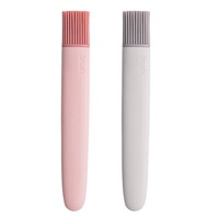 BBQ Grilling Pancake Baking Brushes Amazon Success Resist High Temperature Brush Kitchen Frying Oil Brush Pastry Silicone Baking Brush For Kitchen Accessories