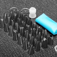 Viable High Quality Baking Cake Set Stainless Steel Pastry Nozzle Tool Cream Cookie Pastry Decorating Nozzle