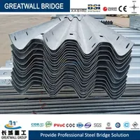 China Steel Traffic Barrier Highway W Beam Guardrail for Sale