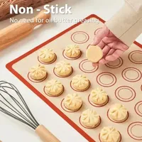 Baking Tools 1Pcs Silicone Macaron Mat - For Bake Pans Macaroon/Pastry/Cookie Making Professional Grade Nonstick