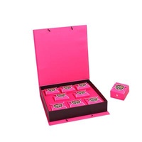 Recyclable Custom Magnetic Cardboard Chocolate Moon Cake Pastry Packaging Gift Box With Handles