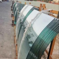 Heat Strengthened Bent Tempered Glass for Curved Handrail Glass