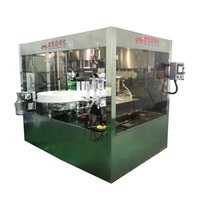 food full automatic hot melt glue BOPP OPP labeling machine for plastic bottle from china factory