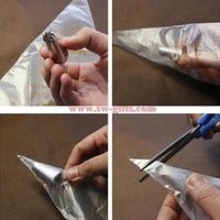 Hot Free Shipping Disposable Pastry Bag Piping Cake Pastry Cupcake Decorating Bags Bakeware Cookie Cutter