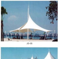 Easy assemble basketball badminton court membrane structure tent, sun sail and membrane tension structure
