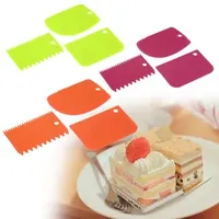 Wholesale- 3 pcs Pastry Cutter Butter Scraper Dough Cutter Bench Spreader Knife Kitchen Tools Wholesale