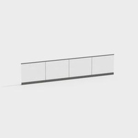 Contemporary Modern Glass Balcony Guardrail Customizable LED Strip Lighting Easy-to-Install Outdoor Weatherproof Design