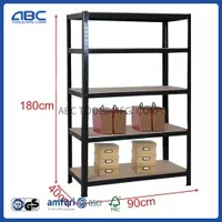 China Supplier Direct Sale Racks Metal Shelves Garage Boltless 5 Tier Rack Racking Steel Shelving for Storage