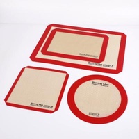 Sustainable 4 Different Sizes Fashionable Baking Pastry Tools Non Stick Silicone Baking Mats Sets