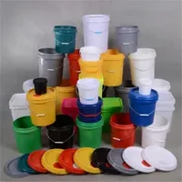 Wholesale Price OEM Factory Custom Made 5 Gallon Plastic Pail 20L for Coating Paint Water Pet Food Glue Pastry Candy Engine Oil Lubricating Oil