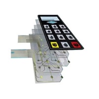 Factory Direct Waterproof membrane switch keypad membrane keyboard graphic overlay panel used for family