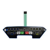 Custom Membrane Switch Keyboard with Flexible Circuit and Metal Dome