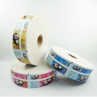 Custom Barrier Food Packaging Laminated Roll Film Printed BOPP Aluminum Foil Plastic Film For Jelly