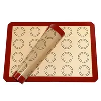 Non-Stick Fiberglass Cooking Mat Silicone Pastry Baking Table Rough Rolling Mat