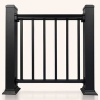 Popular Zinc Steel Staircase Handrail Aluminum Alloy Balcony Guardrail