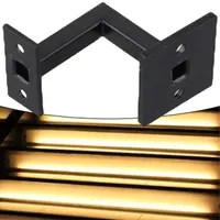 Brand New Handrail Brackets Bracket Rail Balustrade Stair Handrail Bracket Strong Wall Support Bannister Hand None