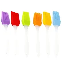 Grill Basting Brush Silicone Pastry Baking Brush BBQ Sauce Marinade Meat Glazing Oil Brush Heat Resistant Kitchen Cooking Baste Pastries Cakes Desserts