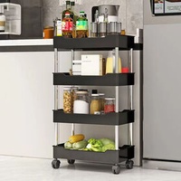Kitchen racks,trolley rack kitchen floor multi-storey home for Kitchens Storage with Rolling Wheels
