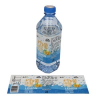 Customized waterproof bopp wrap bottle waterproof label packaging by hand