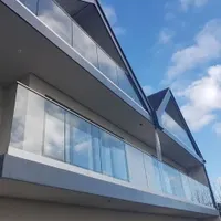 Stair Wrought Iron Baluster Stainless Steel Aluminum Balcony Frameless Glass Rail Railing Handrail Balustradses