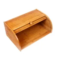 Bamboo Wooden Pastry Food Storage Bread Bin