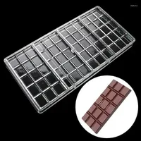 Baking Tools Chocolate Bar Mould Polycarbonate Professional Candy Bonbons Mold Confectionery Form Pastry Bakery