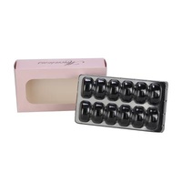 Recyclable Custom Retail Clear Food Grade Window Packaging Cookie Cake Pastry Pie Cardboard Macaron Food Box