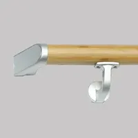 Aluminum Hand Railing with PVC Hospital Corridor Wall Mounted Cover Plastic Handrails Antibacterial Handrail
