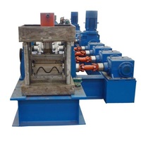 Building Material Stores Factory Supply W Beam Galvanized Metal Sheet Highway Guardrail Roll Forming Machine